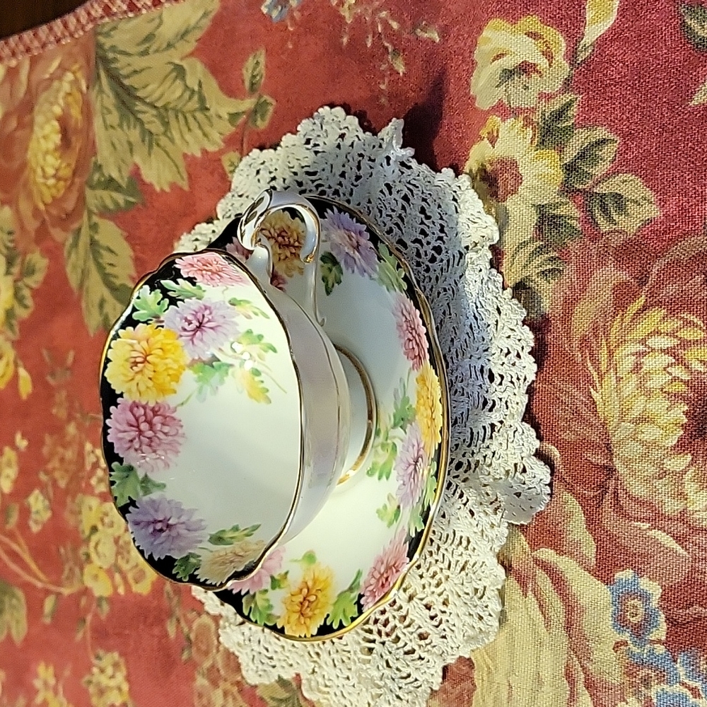 Paragon Bone China  "Mums" Tea cup and Saucer , England